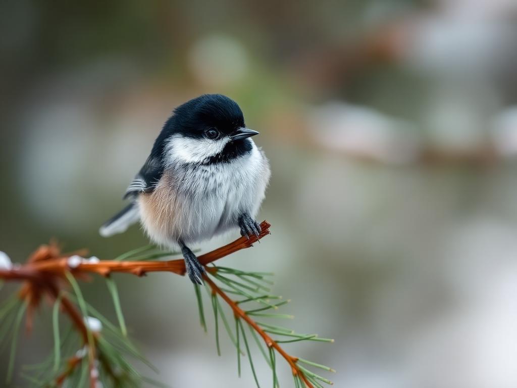 Black-capped Chickadee (Poecile atricapillus)