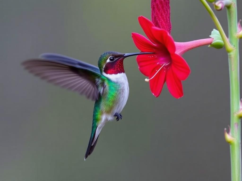 Ruby-throated Hummingbird (Archilochus colubris)
